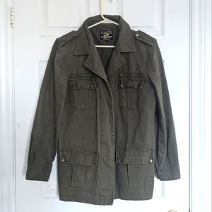 Retro Oversized Green Jacket